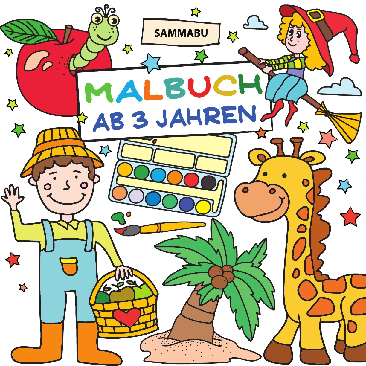 Cover: Malbuch ab 3 Jahren