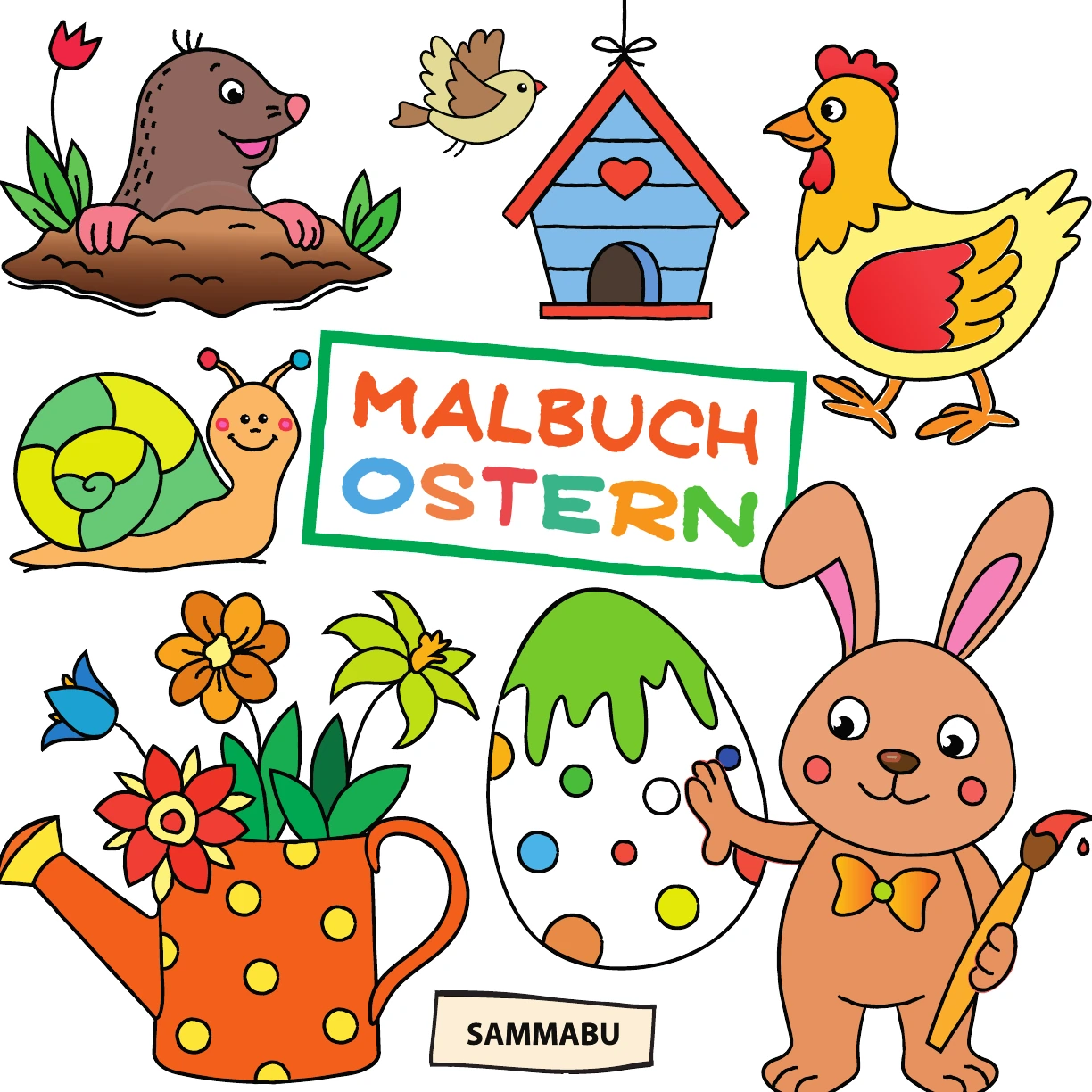 Cover: Malbuch Ostern