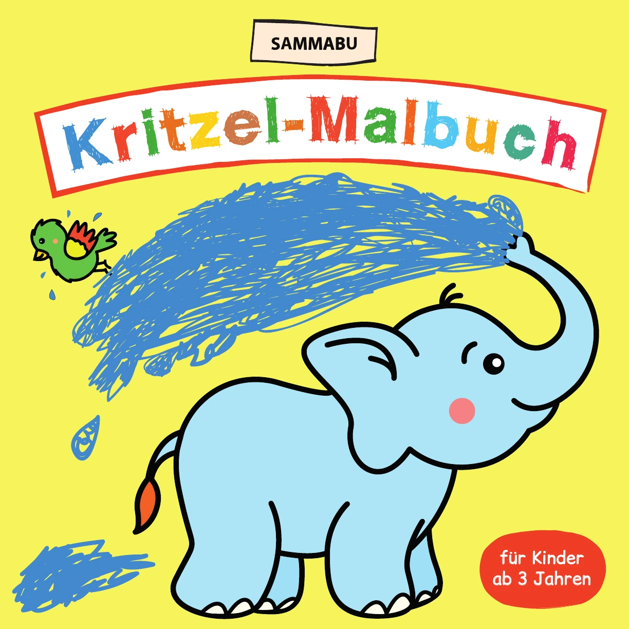 Cover: Kritzel-Malbuch ab 3 Jahren