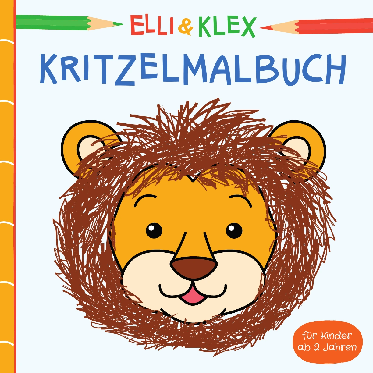 Cover: Kritzelmalbuch ab 2 Jahren