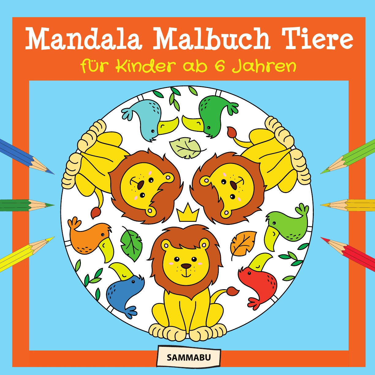 Cover: Tier-Mandalas ab 6 Jahren