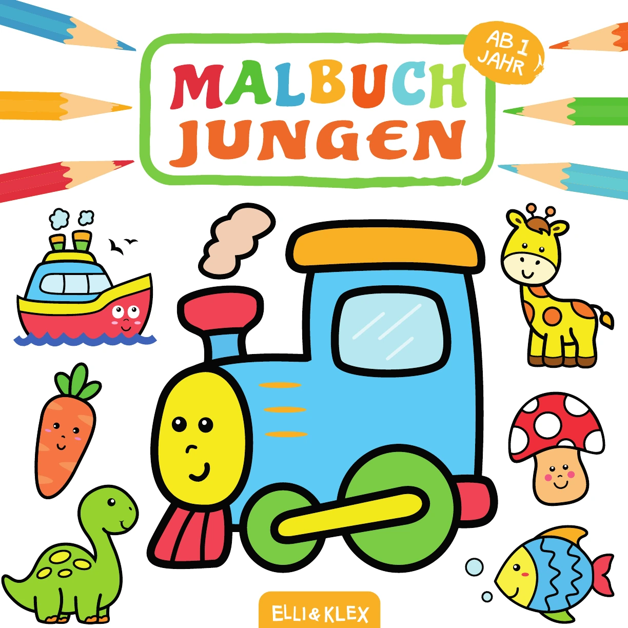 Cover: Erstes Malbuch für Jungen
