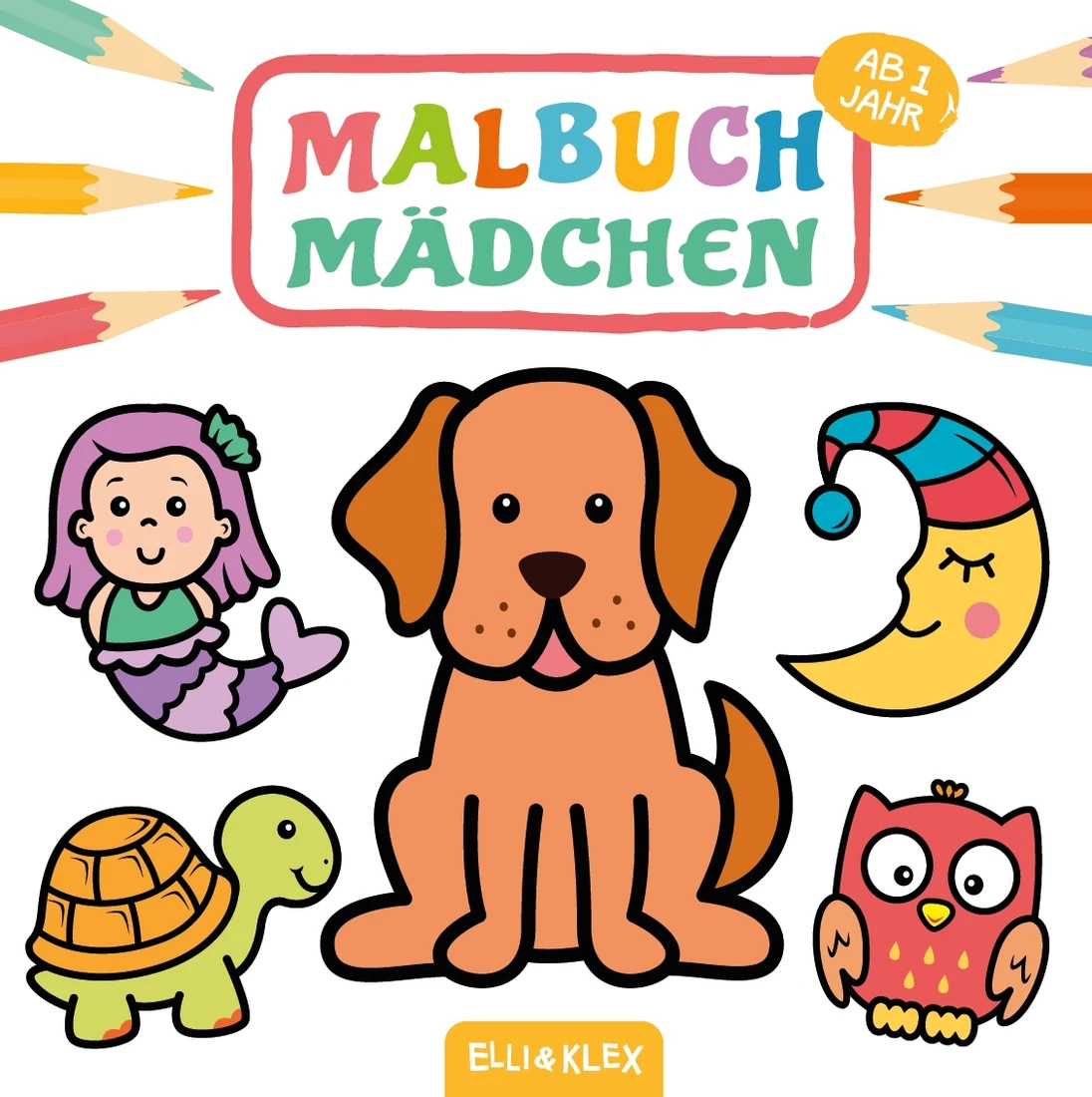 Cover: Erstes Malbuch für Mädchen