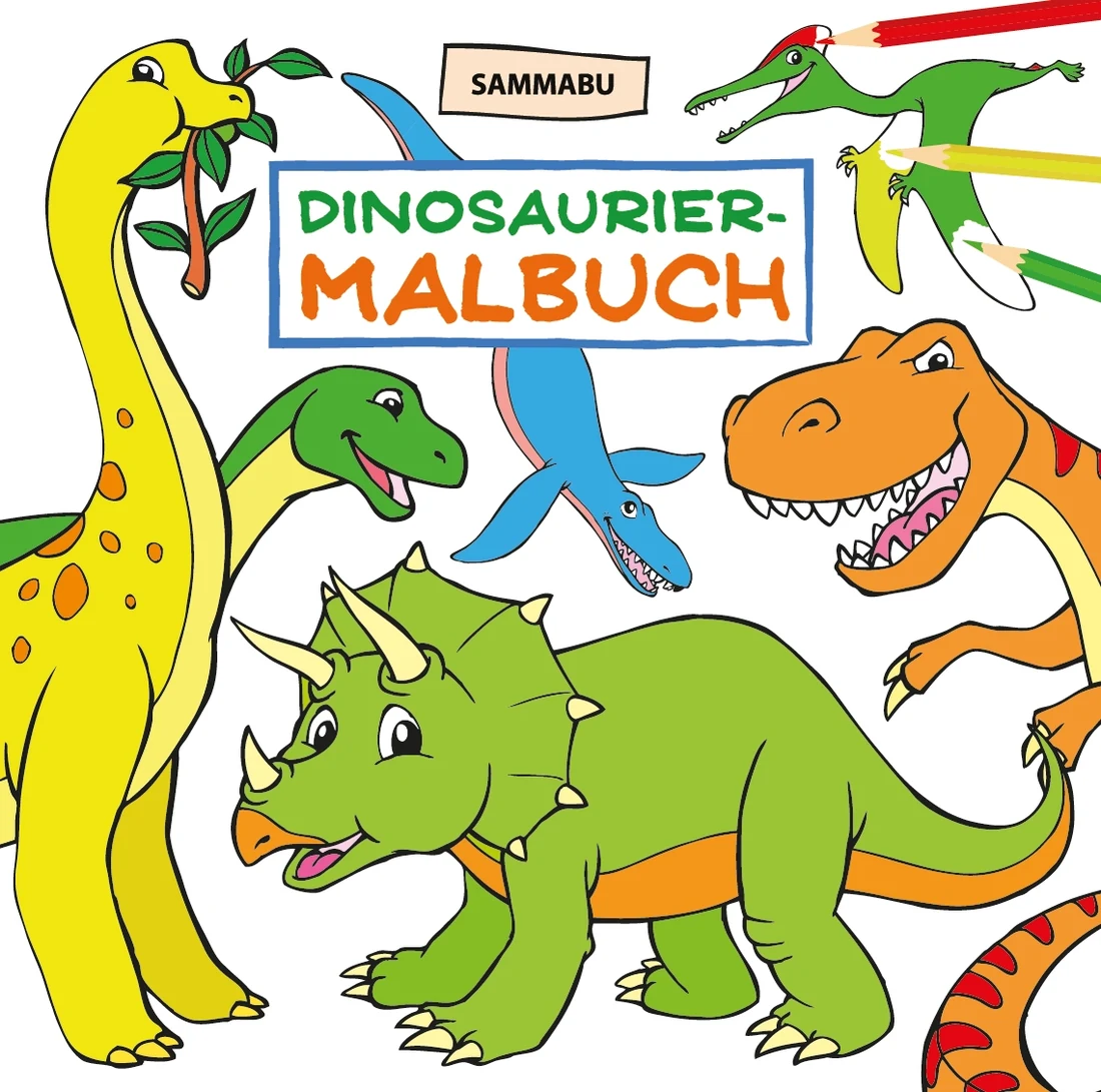 Cover: Dinosaurier-Malbuch