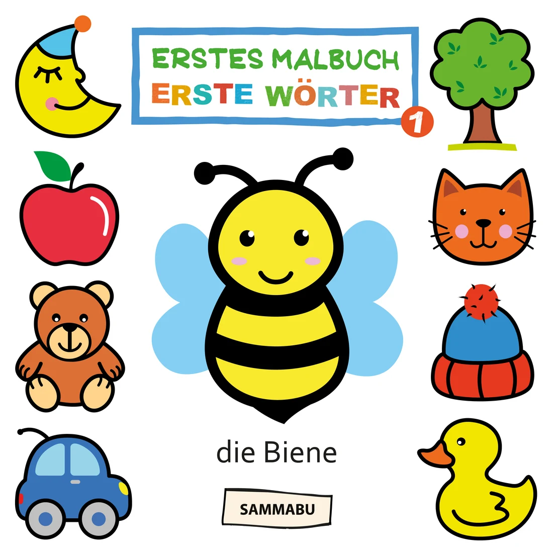 Cover: Erste Wörter – Mein erstes Malbuch