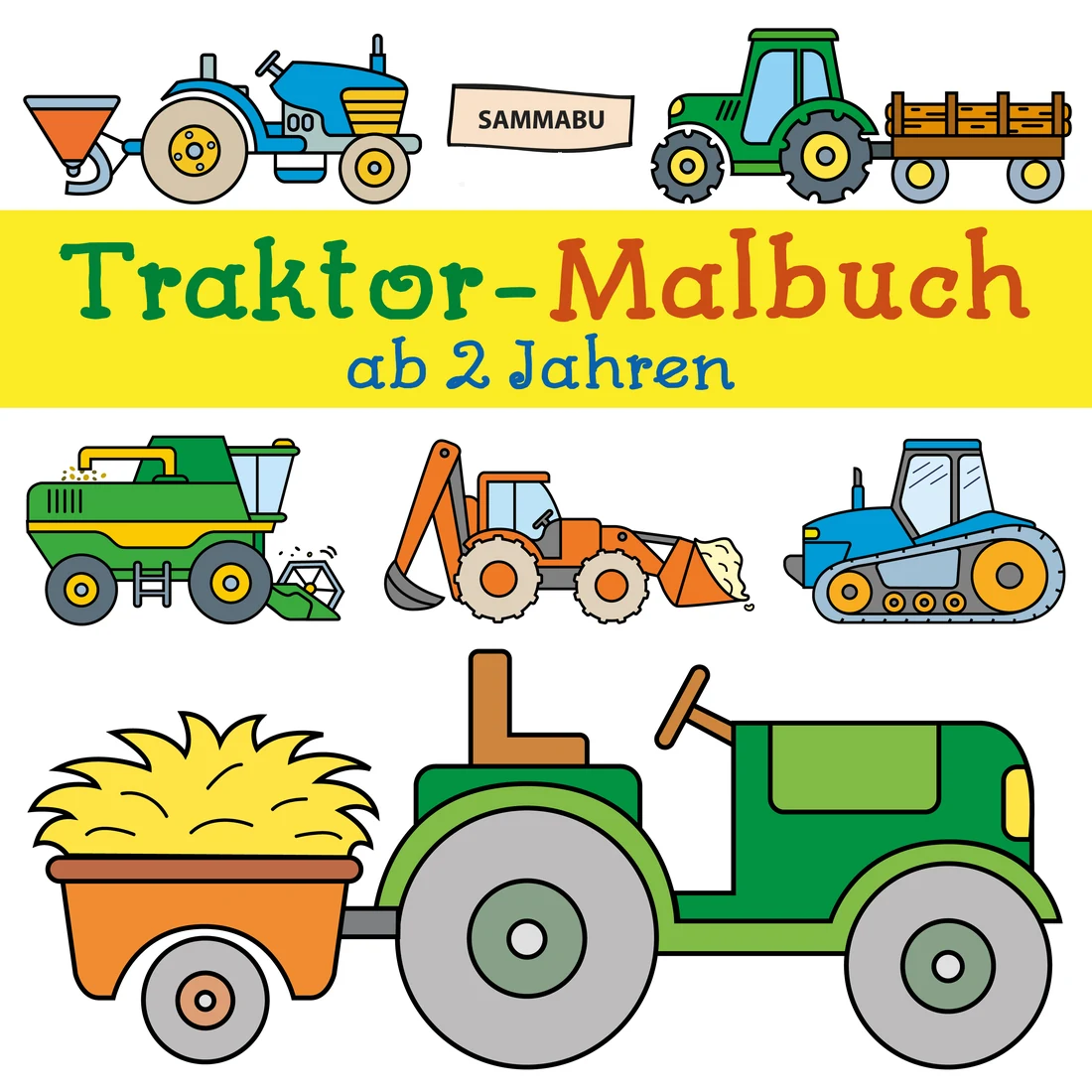 Cover: Traktor-Malbuch