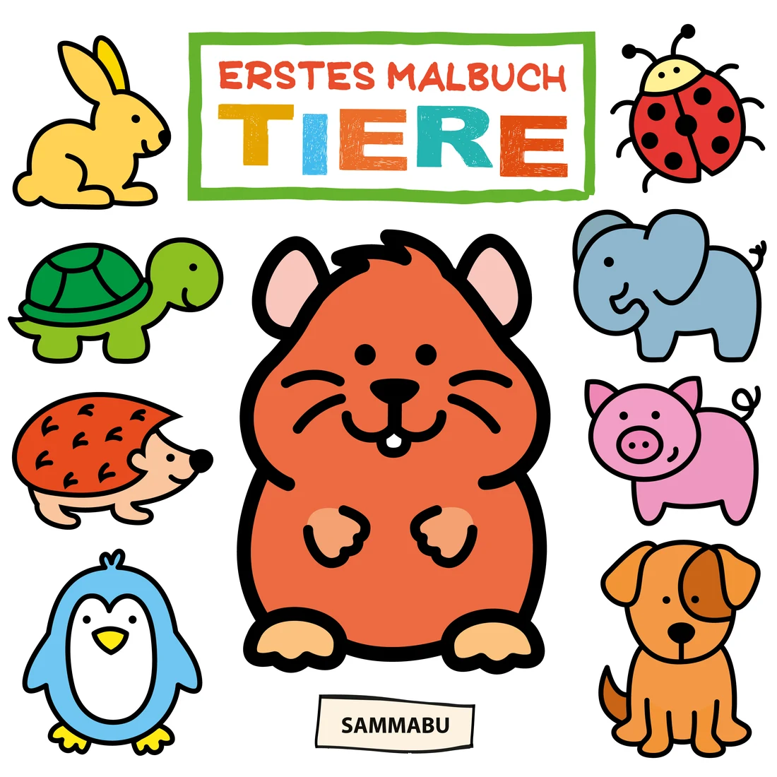 Cover: Erstes Malbuch Tiere – Band 1