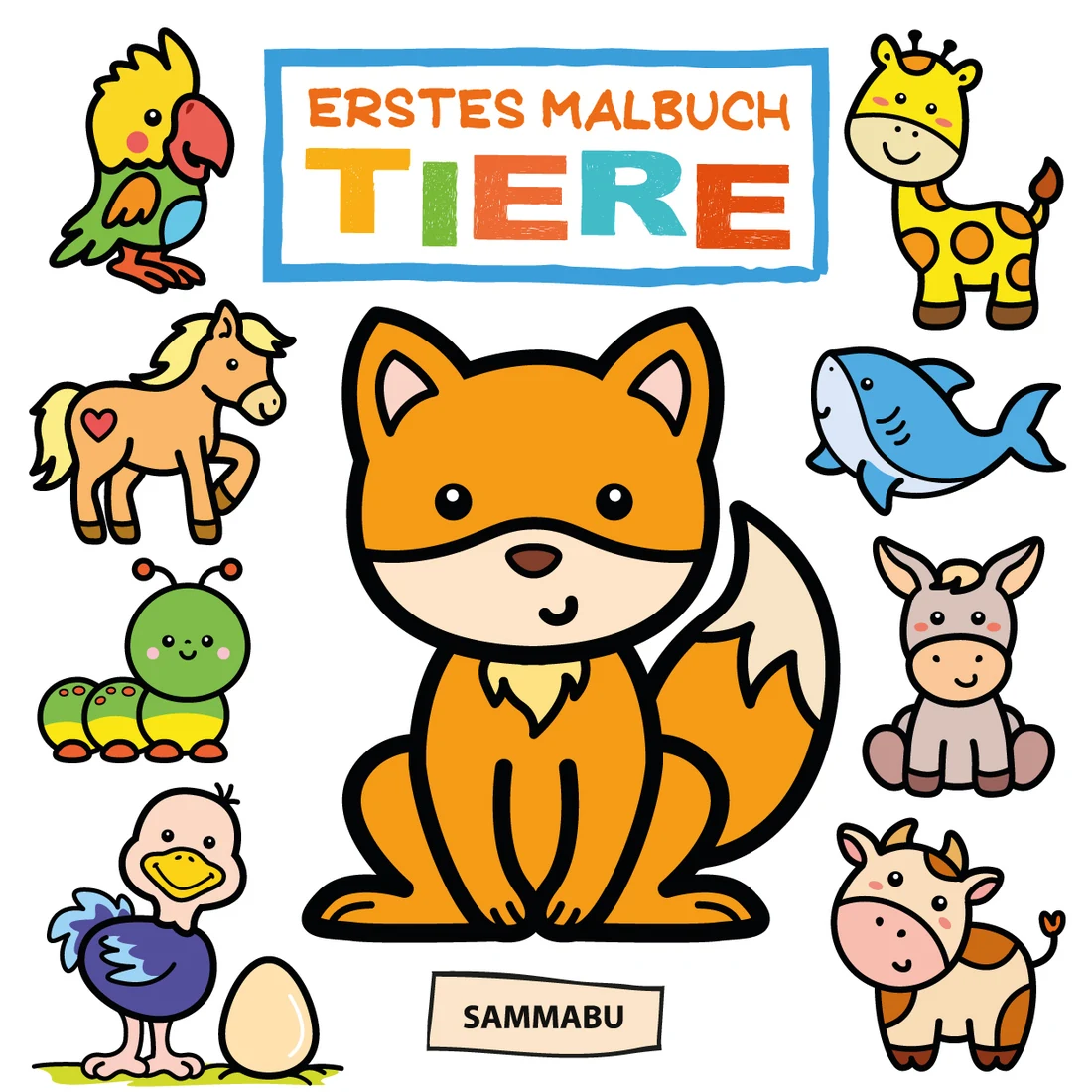 Cover: Erstes Malbuch Tiere – Fuchs