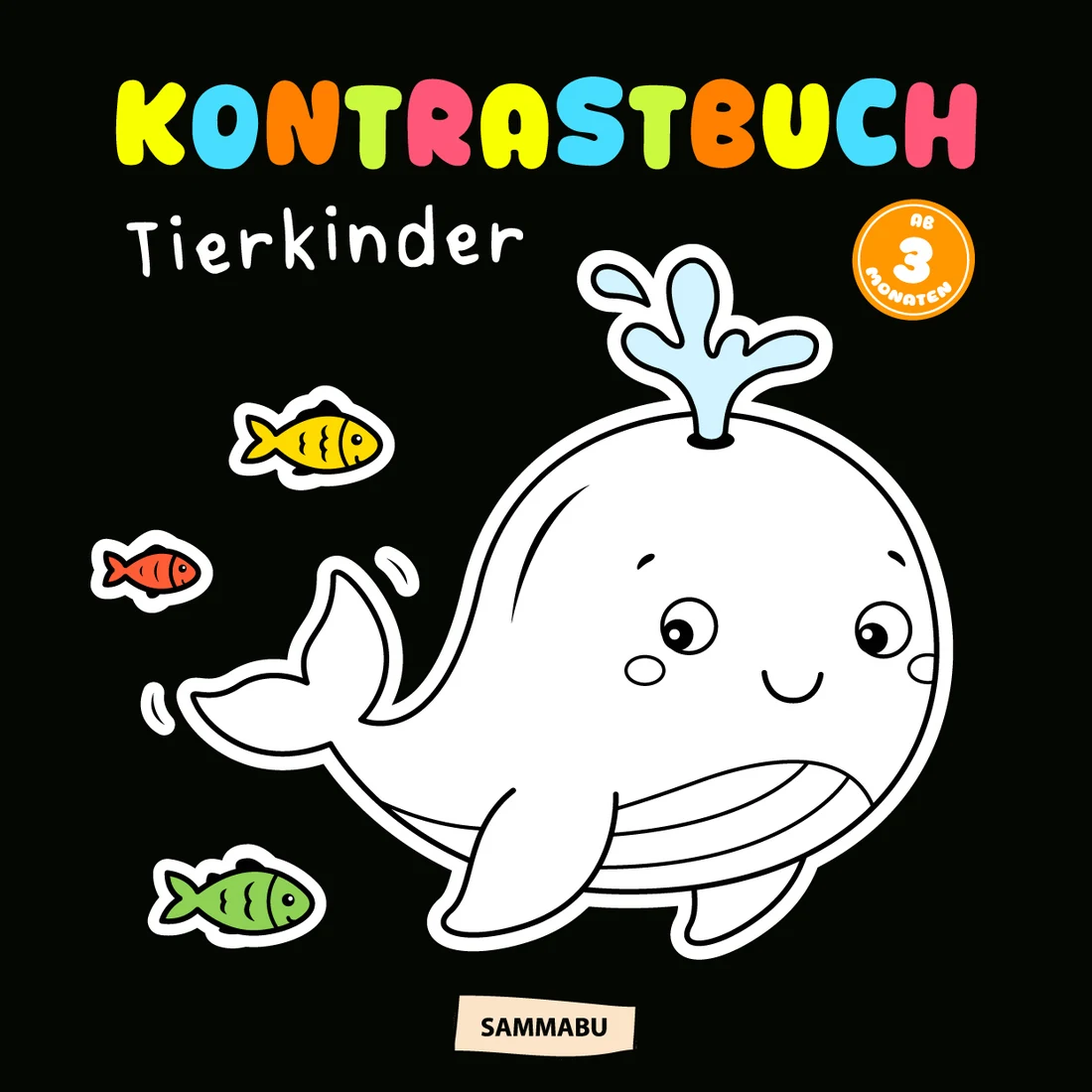 Cover: Kontrastbuch Tierkinder