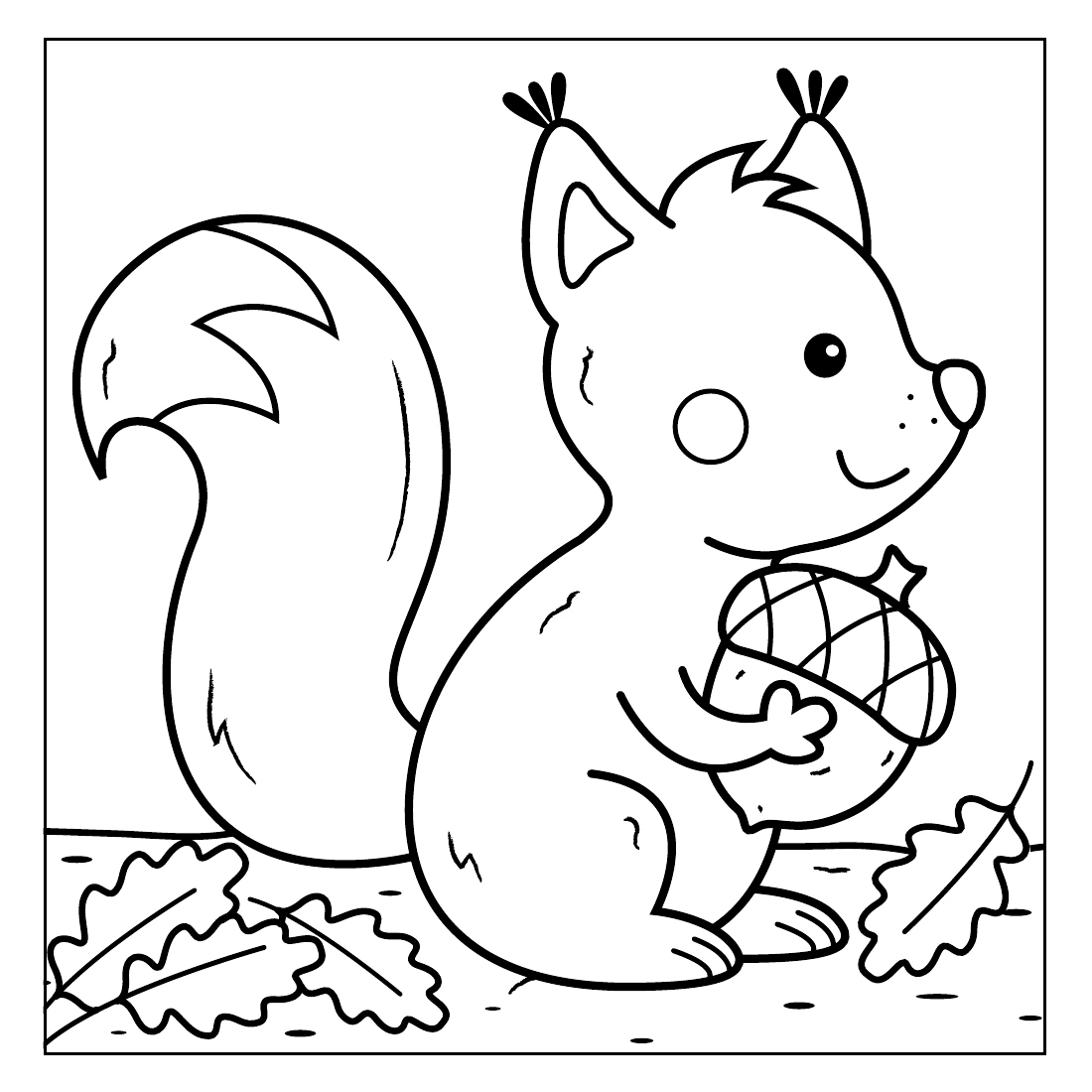 Eichhörnchen – kostenlose Vorlage